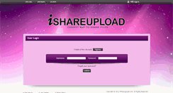 Desktop Screenshot of ishareupload.com